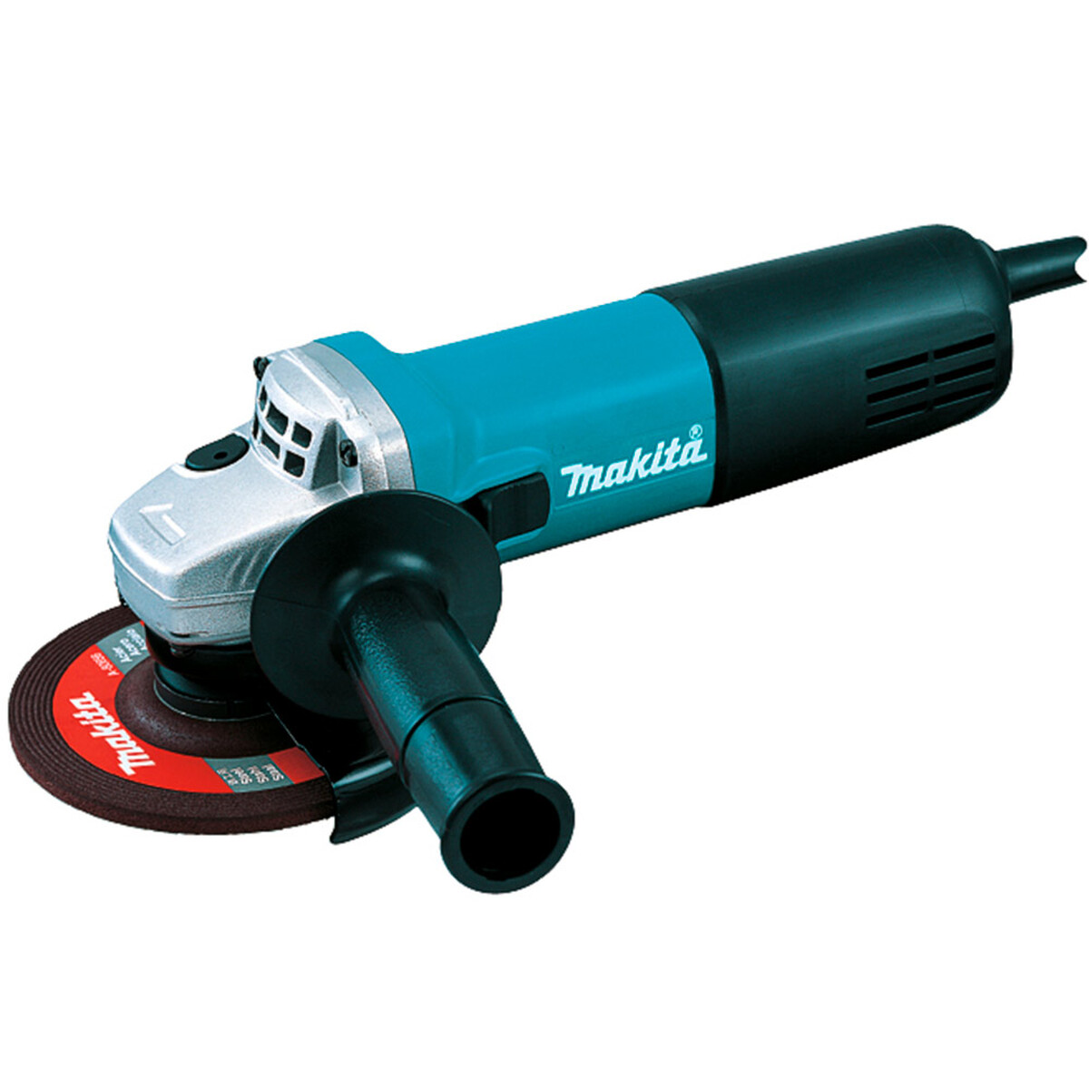 Машина шлифовальная угловая Makita 9558HN+Круг отрезной по нержавеющей стали Makita WA46R 125х1х22.23мм 3шт — Фото 1